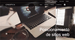 Desktop Screenshot of creamox.com
